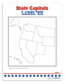 Learning State Capitals • Free Printables • Ridgetop Farm and Garden