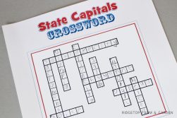 Learning State Capitals • Free Printables • Ridgetop Farm and Garden