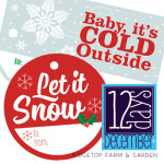 12 Days: Let it Snow Gift Tags Printable