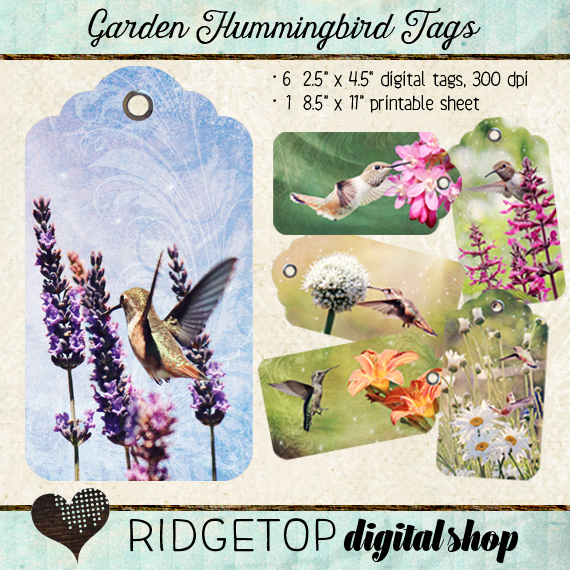 Ridgetop Digital Shop | Tags | Garden Hummingbird
