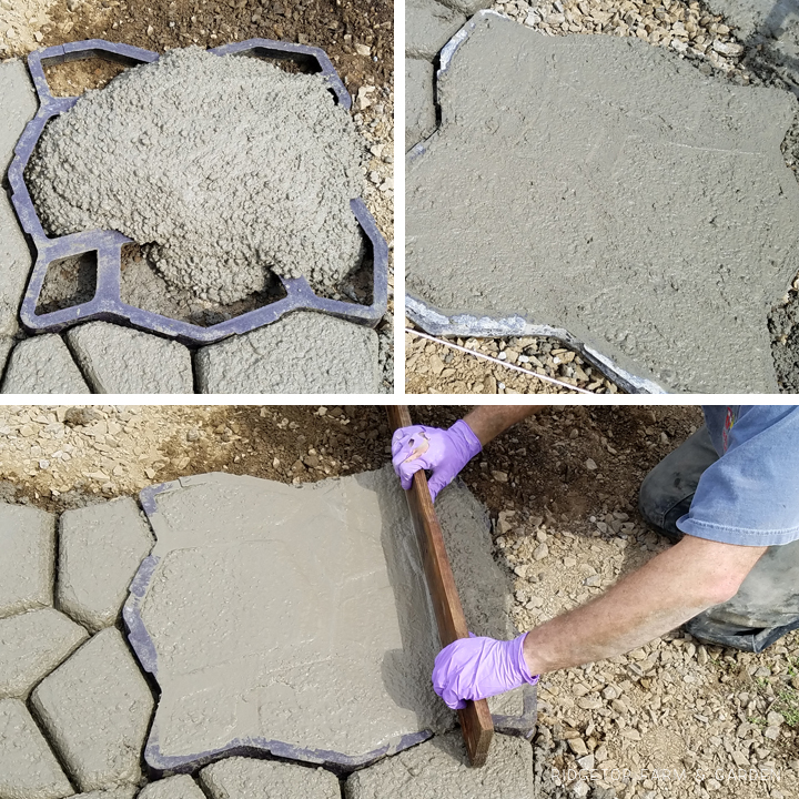 Ridgetop Farm and Garden | DIY Concrete Path |Walkmaker Form