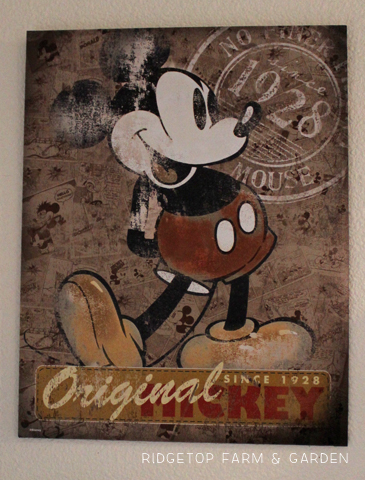 Ridgetop Farm and Garden | Disney Gallery Wall | Vintage Mickey Poster