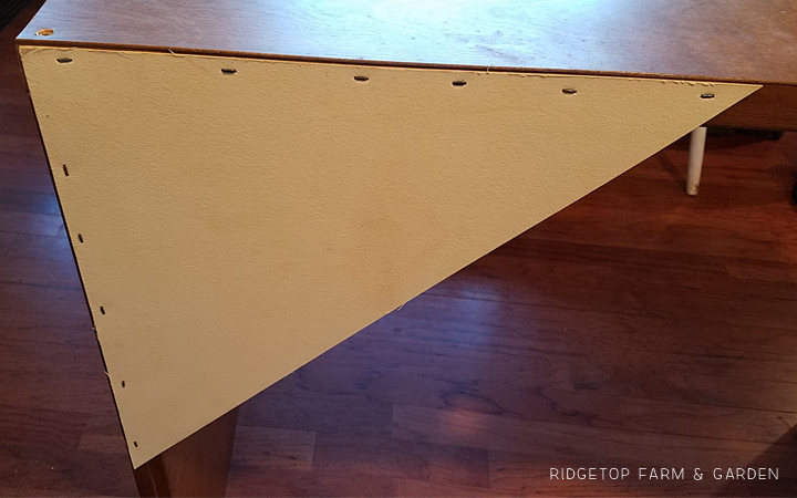 Ridgetop Farm and Garden | Project Upcycle | Closet Door Turned Hall Table