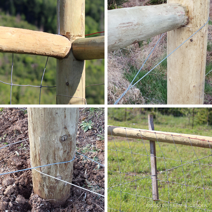 Ridgetop Farm and Garden | Instaling our Goat Fence