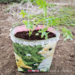 Recycled Feed Sack Turned Herb Bag