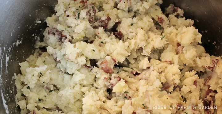 Ridgetop Farm and Garden | Recipe | Smashed Potato Salad