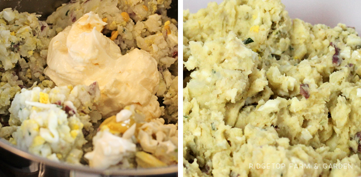 Ridgetop Farm and Garden | Recipe | Smashed Potato Salad