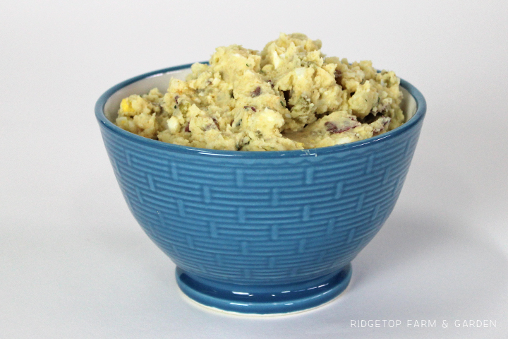 Ridgetop Farm and Garden | Recipe | Smashed Potato Salad