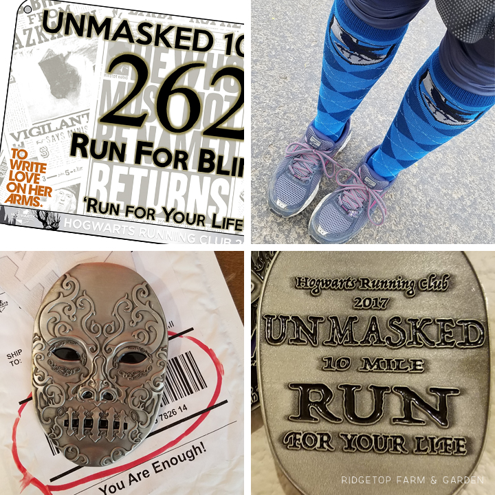 Ridgetop Runner | 2017 Race Recap | Hogwarts Running Club | Unmasked 10 mile