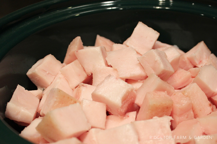 Ridgetop Farm and Garden | How to Render Lard