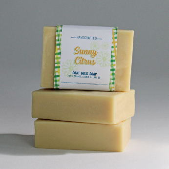 Ridgetop Farm and Garden | Goat Milk Soap | Sunny Citrus