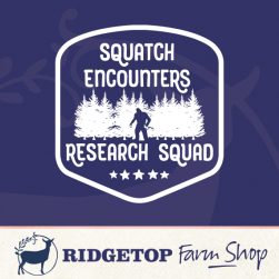 Ridgetop FArm Shop | Squatch Encounters Vinyl Decal