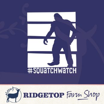 Ridgetop Farm Shop | Squatch Watch Vinyl Decal