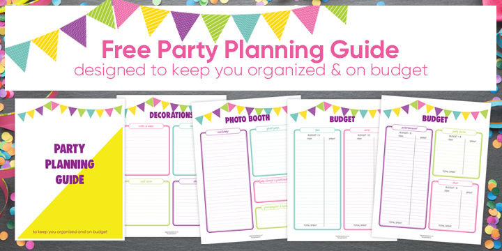 Free Party Planning Guide Printable | Ridgetop Digital Shop