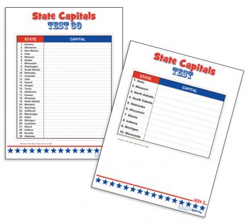 Learning State Capitals • Free Printables • Ridgetop Farm and Garden